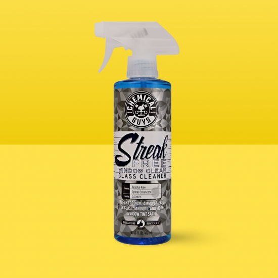 بخاخ تنظيف الزجاج بدون آثار كيميكال جايز ستريك فري Chemical Guys - 473 مل