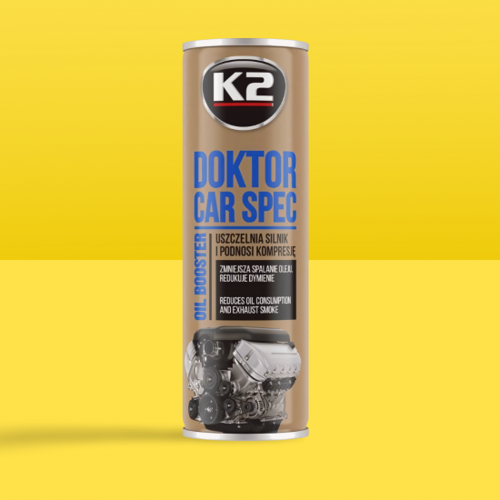 K2 دكتور كار سبيك معالج زيت المكينة زيادة ضغط الزيت K2 - 443 مل