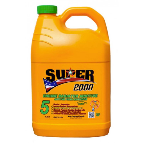 سائل تبريد الرديتر الأخضر سوبر 2000 - 50/50 جاهز للاستخدام - 4 لتر  Super2000