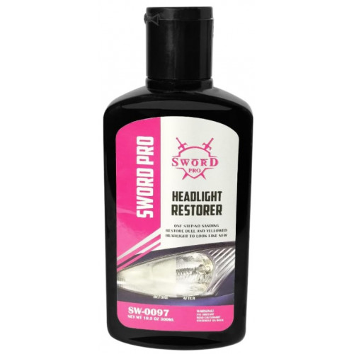 سائل استعادة المصابيح الأمامية سورد برو - 300 مل Sword Pro