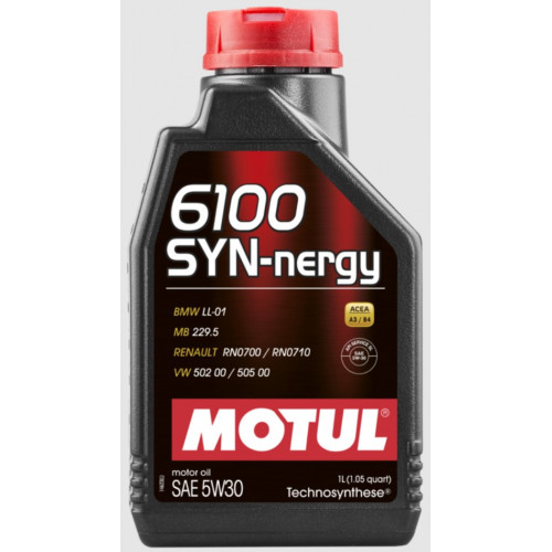 زيت المحرك موتول 6100 SYN-nergy 5W-30 – عبوة 1 لتر زيت المحرك موتول 6100 SYN-nergy 5W-30 – عبوة 1 لتر