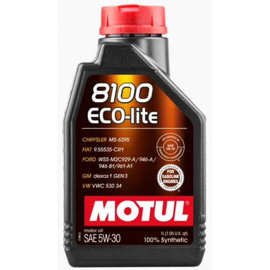 زيت المحرك موتول 8100 إيكو-لايت 5W-30 -عبوة 1 لتر Motul Eco-lite 