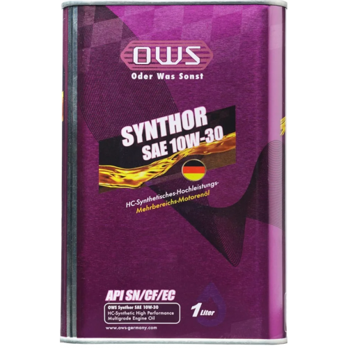 زيت OWS Synthor 10W‑30 – عبوة 1 لتر او دبليو اس الماني