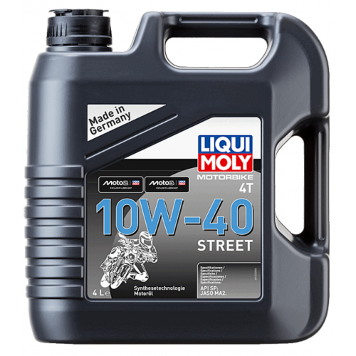زيت محرك ليكوي مولي الدراجات النارية Liqui Moly 4T 10W‑40 Street – 4 لتر