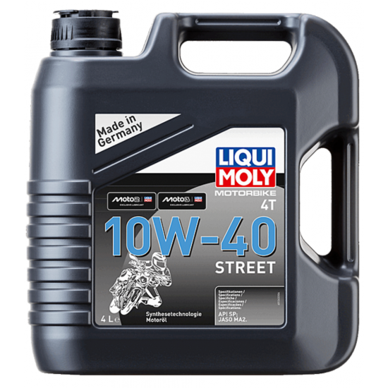 زيت محرك ليكوي مولي الدراجات النارية Liqui Moly 4T 10W‑40 Street – 4 لتر