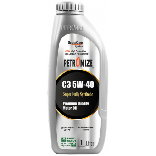 زيت Petronize 5W‑40 C3 – 1 بترونايز لتر – API SP / ACEA C3 – تخليقي بالكامل