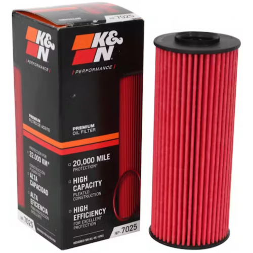 فلتر الزيت كي ان  دودج تشارجر رام رانجلر كرايسلر K&N HP‑7025 – أداء فاخر