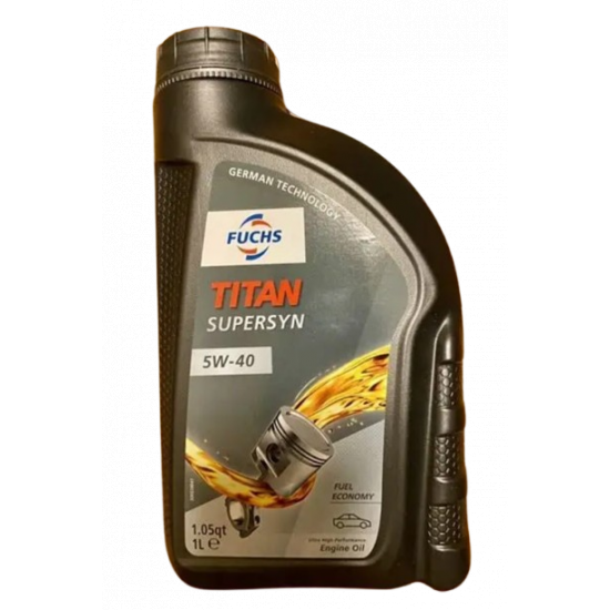 Fuchs TITAN SUPERSYN D1 SAE 5W-40 – زيت فوكس محرك تخليقي بالكامل عالي الأداء 1 لتر