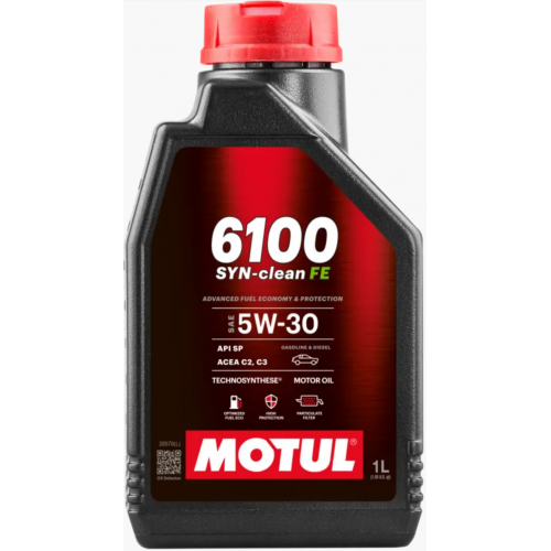 موتول Motul 6100 SYN‑CLEAN SAE 5W‑30 C3 – زيت محرك تخليقي 1 لتر
