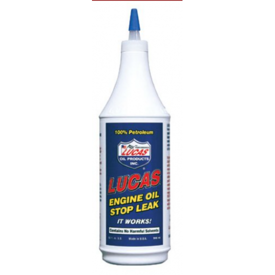 زيت لوكاس لتوقف تسرب الزيت من المحرك – Lucas Engine Oil Stop Leak (1 Quart / 946 مل) زيت لوكاس لتوقف تسرب الزيت من المحرك – Lucas Engine Oil Stop Leak (1 Quart / 946 مل)