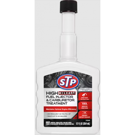 اس تي بي الكيلومترات العالية – STP منظف حاقنات الوقود والكربراتور (354 مل) اس تي بي الكيلومترات العالية – STP منظف حاقنات الوقود والكربراتور (354 مل)