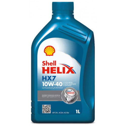 زيت المحرك الصناعي شل هيليكس HX7 10W-40 – سعة 1 لتر