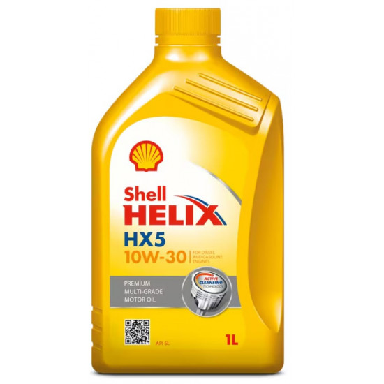 زيت المحرك المعدني الممتاز شل هيليكس HX5 10W-30 – سعة 1 لتر زيت المحرك المعدني الممتاز شل هيليكس HX5 10W-30 – سعة 1 لتر