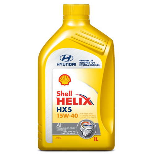 زيت المحرك المعدني الممتاز شل هيليكس HX5 AH 15W-40 – سعة 1 لتر