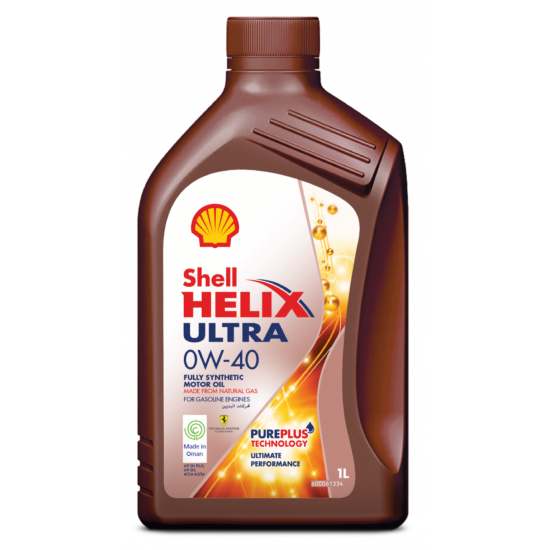 زيت المحرك الصناعي الكامل شل هيليكس ألترا Shell Helix Ultra 0W-40 – سعة 1 لتر