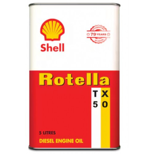 زيت محركات الديزل للخدمة الشاقة شل روتيلا Shell TX50 – سعة 5 لتر زيت محركات الديزل للخدمة الشاقة شل روتيلا Shell TX50 – سعة 5 لتر