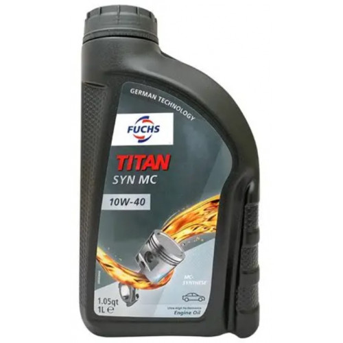 زيت المحرك فوكس TITAN SYN MC 10W-40 Fuchs بتقنية صناعية عالية الأداء – 1 لتر