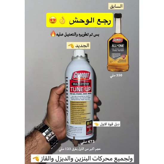 منظف النظام المتعدد جوم أوت – 473 مل Gumout tune up