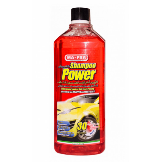 شامبو غسيل السيارات مافرا باور – Mafra Power Shampoo – 1 لتر