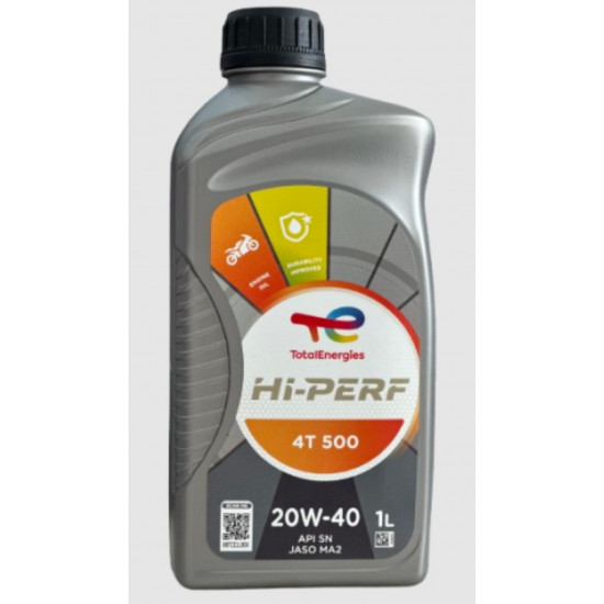 زيت محرك دراجات توتال هاي بيرف 4T 20W-40 – Total Hi-Perf 4T 20W-40 ١لتر