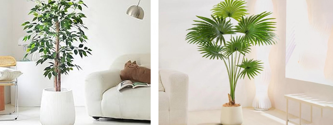 كيف تصنع ركنًا طبيعيًا في منزلك باستخدام الأشجار الصناعية؟