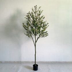 180 cm Artificial Olive Tree – Mediterranean Elegance for Your Space