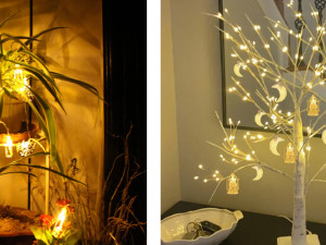 أشجار الزينة الصناعية في الديكور الرمضاني والمناسبات