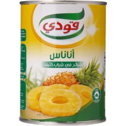 اناناس قودي شرائح وسط 567 جرام*6 حبة (نصف درزن)