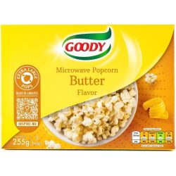 GOODY MICROWAVE BUTTER 255 GM*6pcs (half cartoon)