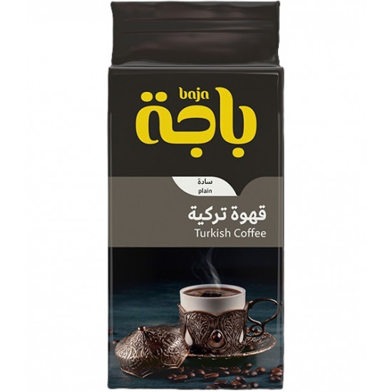 قهوة باجة تركية سادة 400 جرام *6حبة (كرتون)