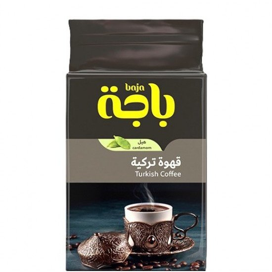 قهوة باجة تركية بالهيل 200جرام *5 حبة (نصف كرتون)