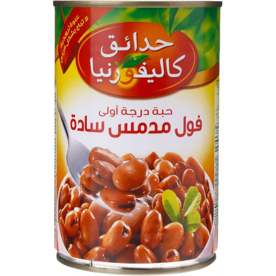 فول امريكي حدائق كاليفورنياعادي 450 جرام عرض *24 حبة (كرتون)