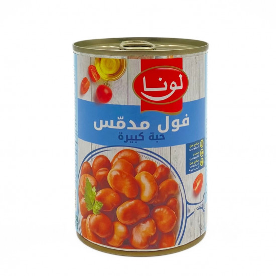 فول لونا حبة كبير 380 جرام *24 حبة (كرتون)