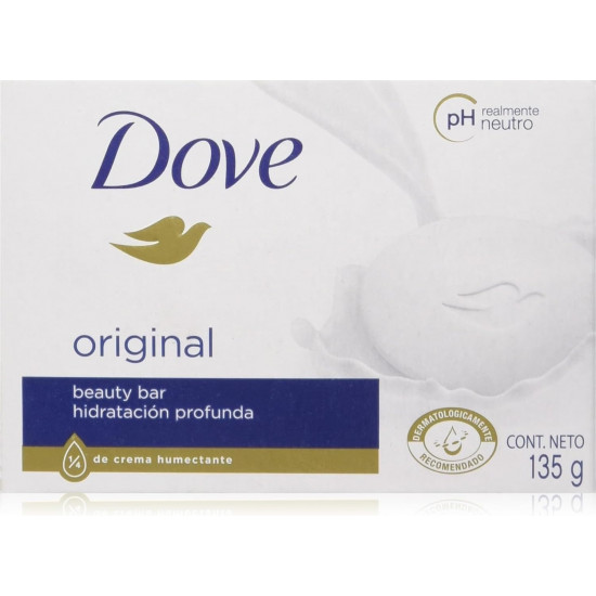 صابون قوالب دوف مستورد ابيض 135 جرام *6 حبة (نصف درزن)