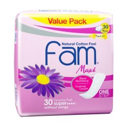 FAM PADS MAXI 30 PAD * 3 pcs (half cartoon)