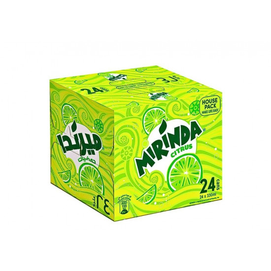 ميرندا بوكس حمضيات 24 حبة *325 مل (كرتون)