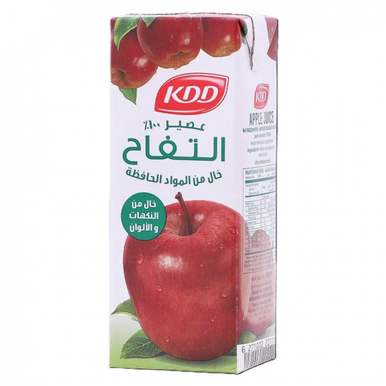 عصير كى دى دى تفاح 180مل*6 حبة (نصف درزن)