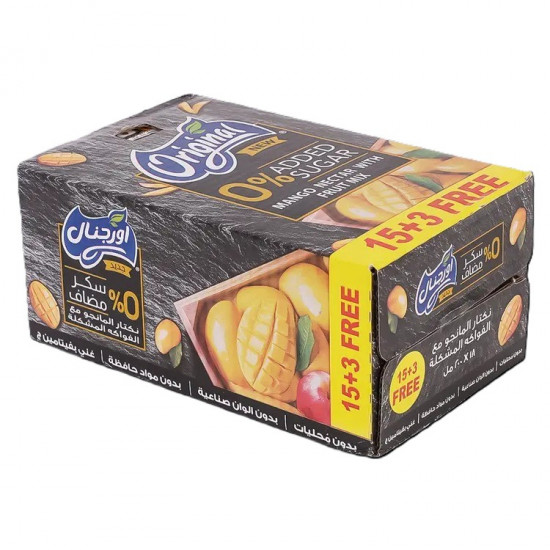 عصير اورجنال مانجو 200مل*27 حبة (كرتون)