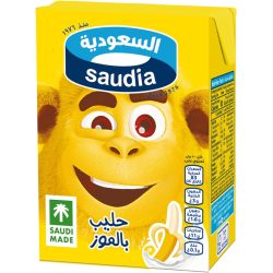 saudi milk with banana 200ml*6pcs