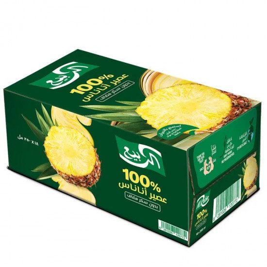 عصير الربيع اناناس 18 حبة *250 مل (كرتون)