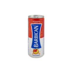 BARBICAN Peach can 24pcs*250 ML (cartoon)