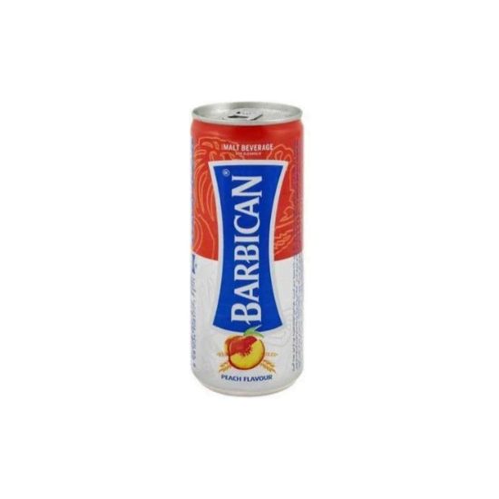 BARBICAN Peach can 24pcs*250 ML (cartoon)