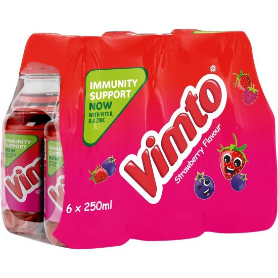 فيمتو مصاص بالفراولة 6حبة* 250 مل (نصف درزن)