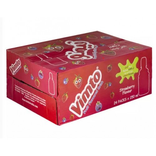 فيمتو مصاص بالفراولة 24حبة* 250 مل (كرتون)