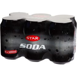 soda star 300 ml* 6pcs 