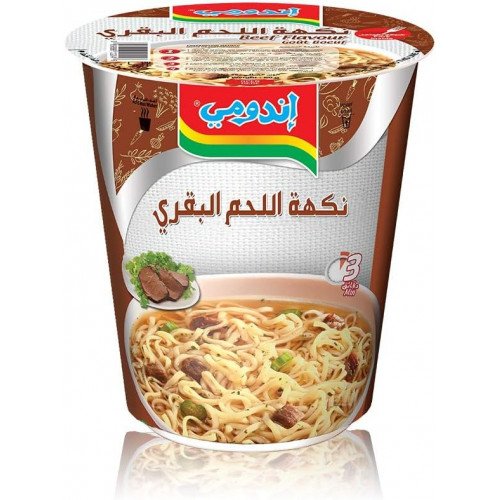 اندومى لحم بقرى كوب6 حبة*60جرام (نصف درزن)