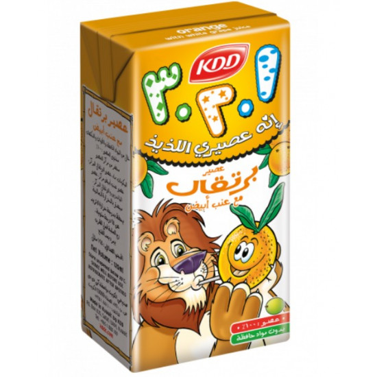 عصير كى دى دى برتقال مع عنب 125مل*6 حبة (نصف درزن)