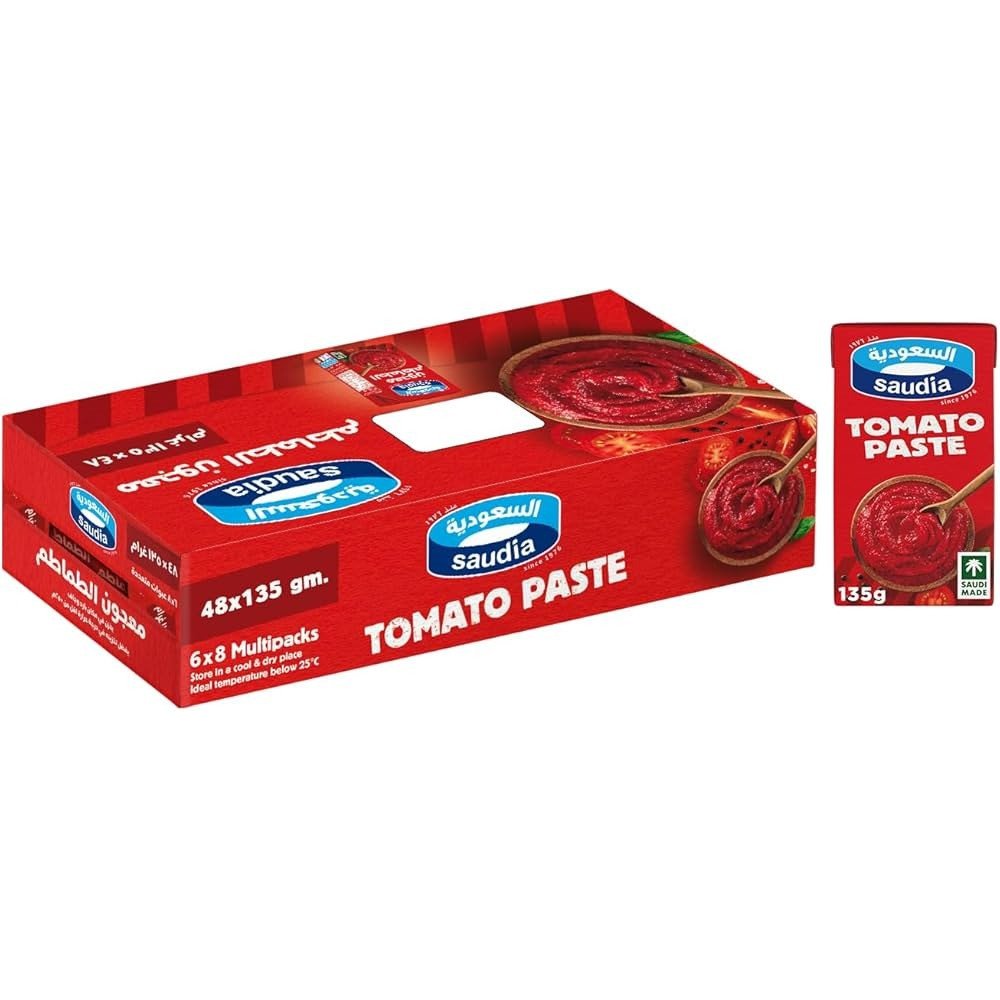 معجون طماطم السعودية 135جرام*48