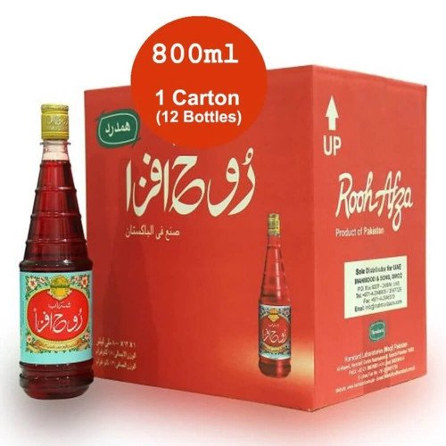 شراب روح افزا 800 مل *12 حبة