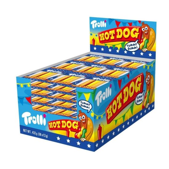 TROLLI HOT DOG 6*36*12GM